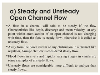 Types of flow in open channel | PPT