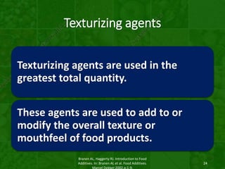 Types of food additives | PPSX