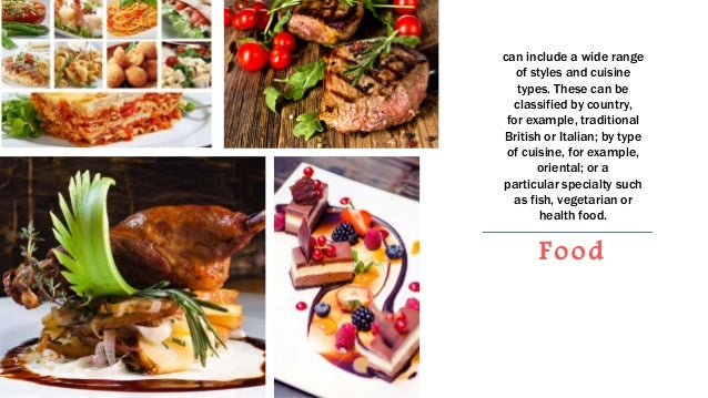 Types of food and beverage operations Types of food and beverage operations