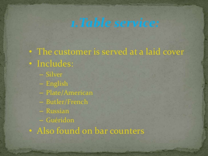 types of food and beverage services food and beverage host