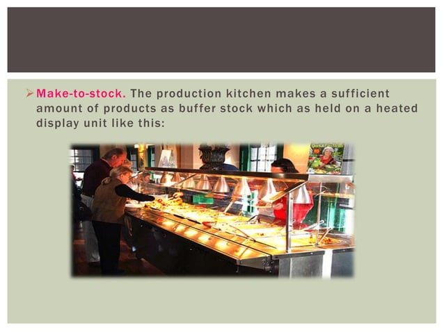 Types Of Food Service System PPT