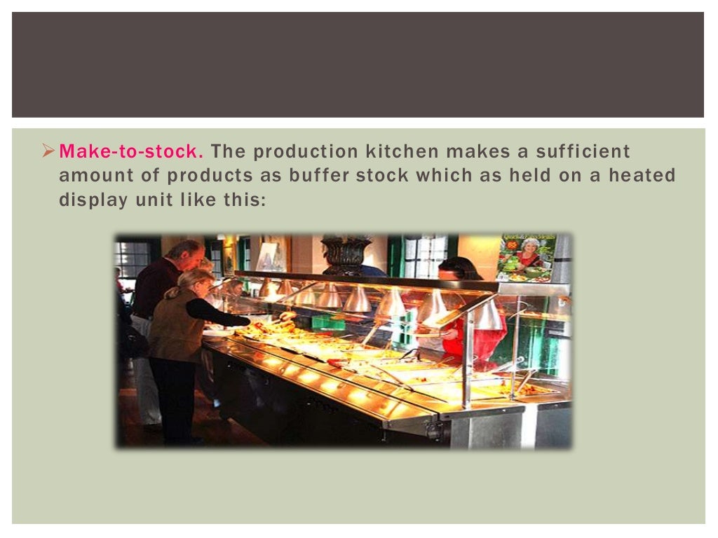 Types of Food Service System