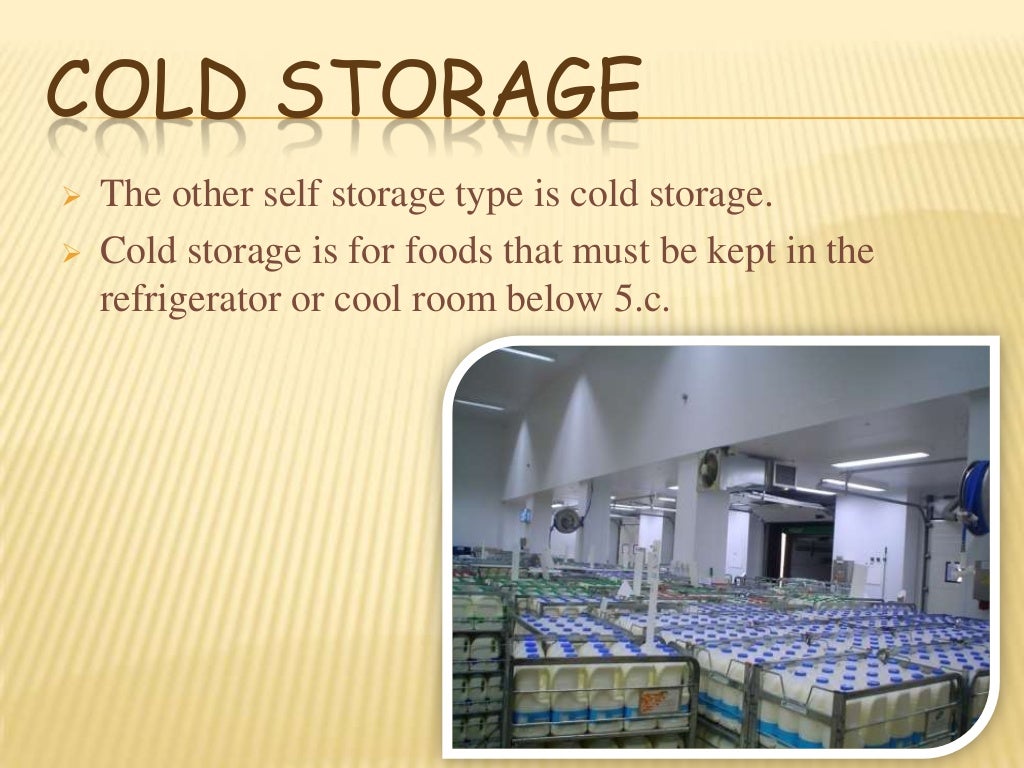 Types of food storage