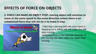 Powerpoint on TYPES OF FORCES for grade 4 | PPTX
