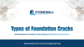 Types of Foundation Cracks - A Homeowner’s Guide | PDF
