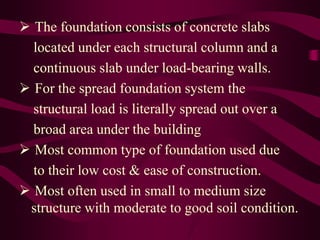 Building Technology 3_Types of Foundation Systems | PDF