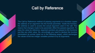 Types of function call | PPTX