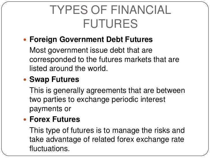 Types of futures contract