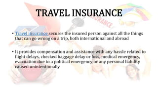 Types of general insurance covers | PPTX