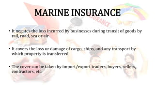 Types of general insurance covers | PPTX