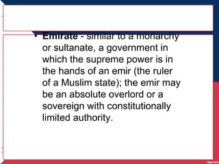 Types of government | PPTX