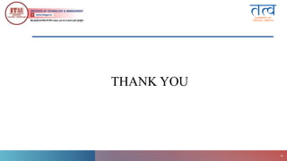 THANK YOU
ITM
Gwalior
16
 