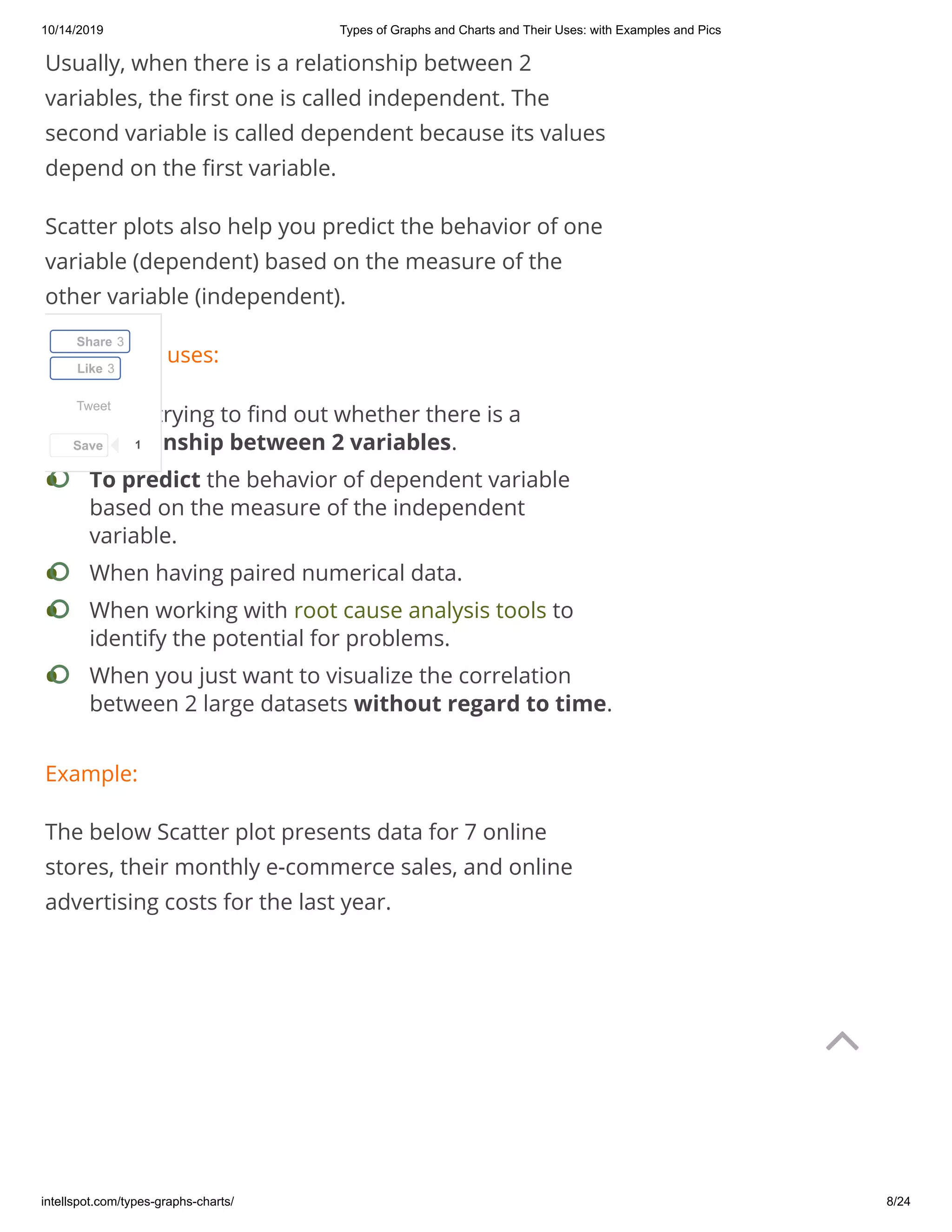 Types of graphs and charts and their uses with examples and pics | PDF ...