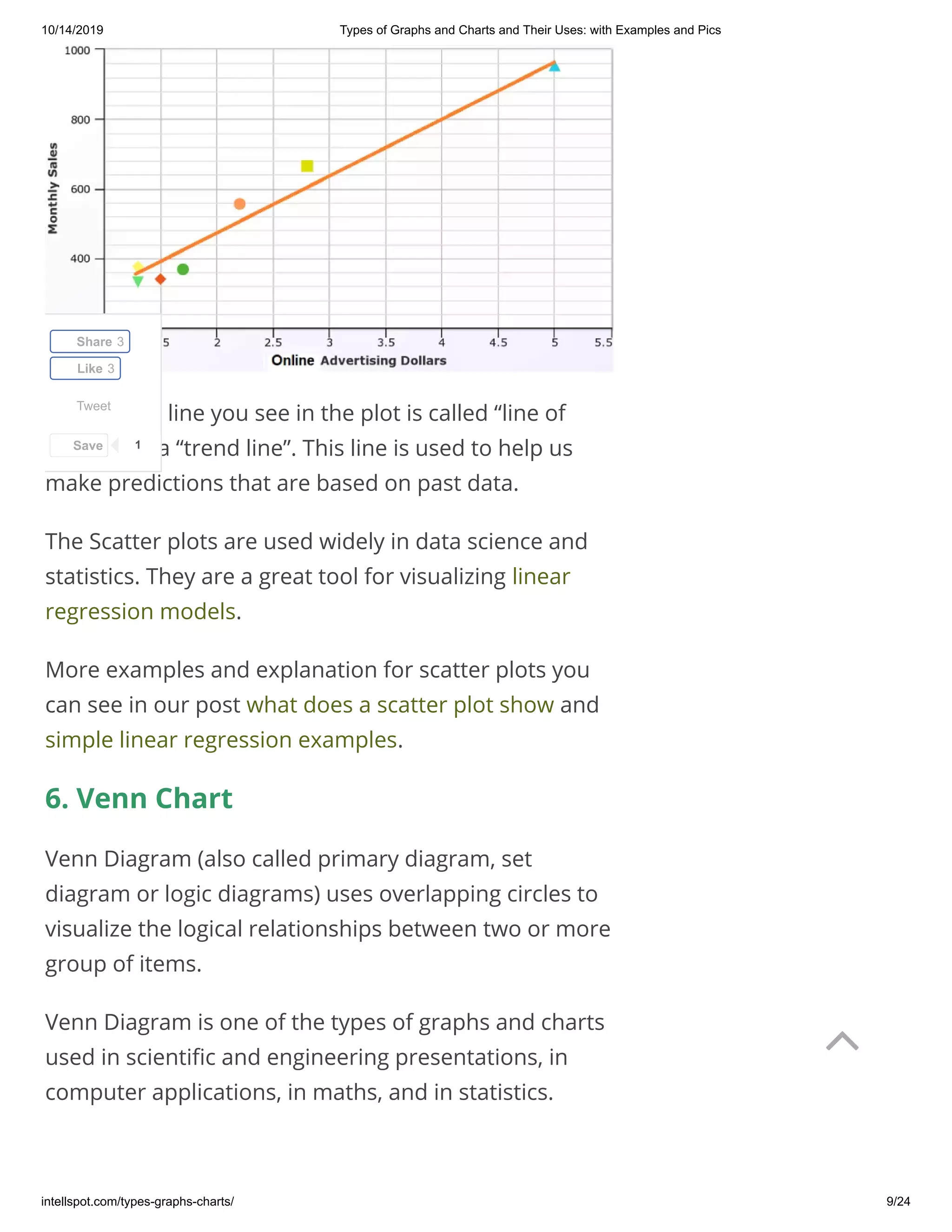Types of graphs and charts and their uses with examples and pics | PDF ...