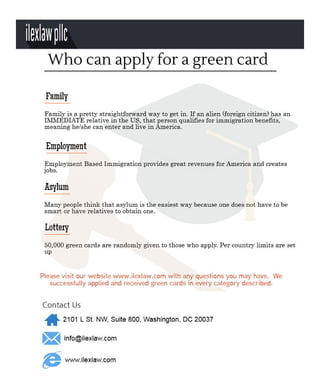 Types of  green card