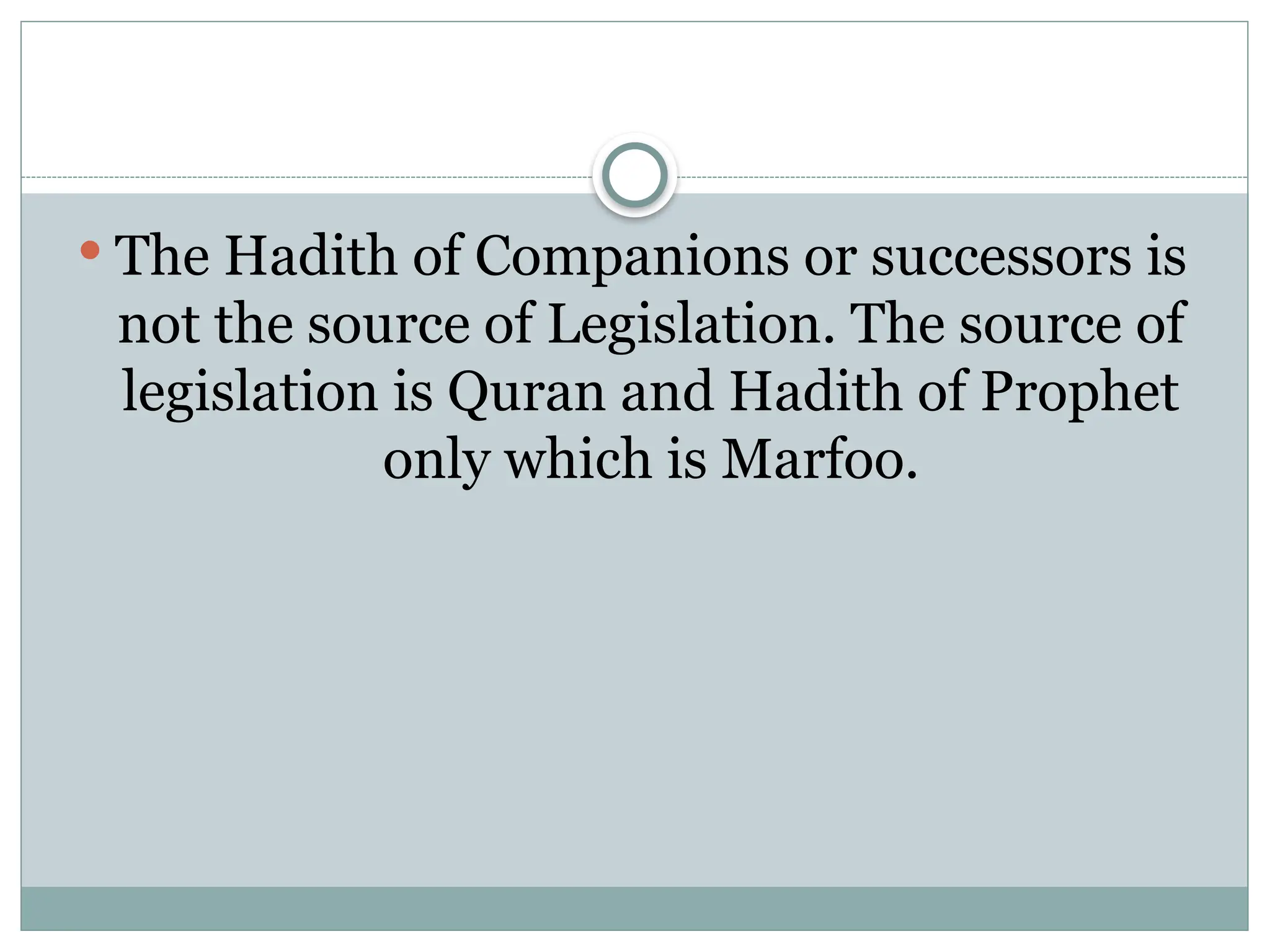 Hadith and the Types of Hadith-e- Rasool SAW.pptx