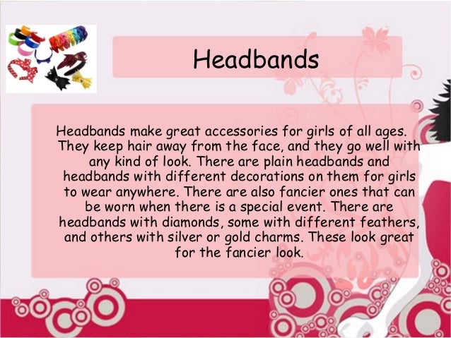 Types Of Hair Accessories Hair Pins Bows And More