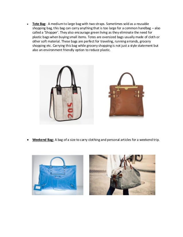 List of all the types of Leather Bags..!!