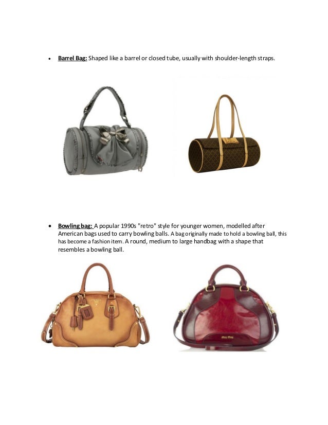 different types of purse styles