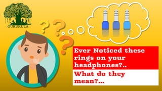 What do they
mean?...
Ever Noticed these
rings on your
headphones?..
 