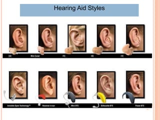 Hearing Aid Styles
 