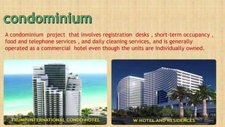 Types of hotels