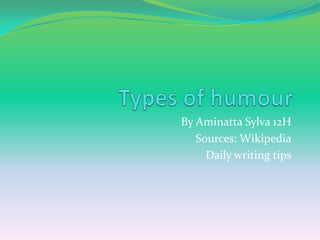 By Aminatta Sylva 12H
Sources: Wikipedia
Daily writing tips

 