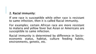 Types of immunity | PPTX
