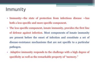 Overview of Innate and Adaptive Immunity | PDF