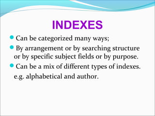 Types of indexes | PPT