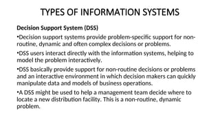 TYPES OF INFORMATION SYSTEMS MIS (2).ppt