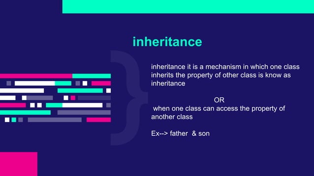 types of inheritancec , inheritance ,data structures and algorithim ...