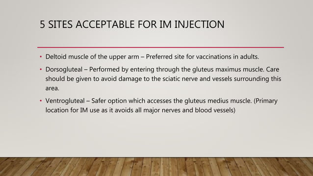 Types of injection | PPTX