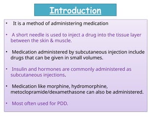 Needle Injection Routes Comprehensive Guide to Types and Routes of Injection Administration | PPTX