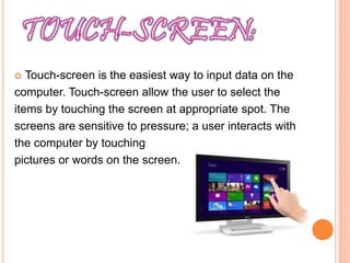 Types of input-output devices | PPTX