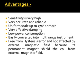 Sensitive Instruments Types of instruments | PPTX