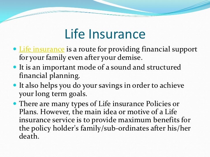 life insurance assignment is