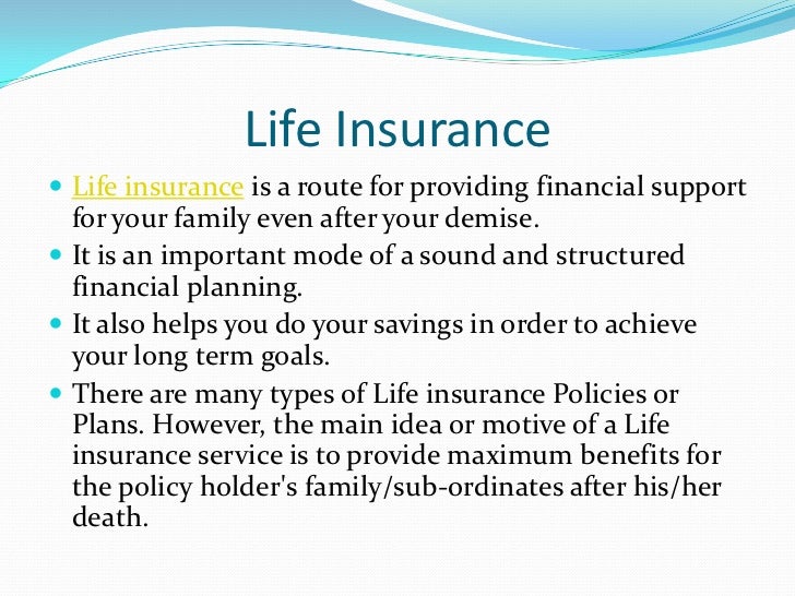 Types of Insurance Policy Types of Insurance Policy