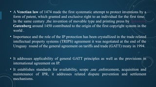 Types of intellectual property and legislation covering in.pptx