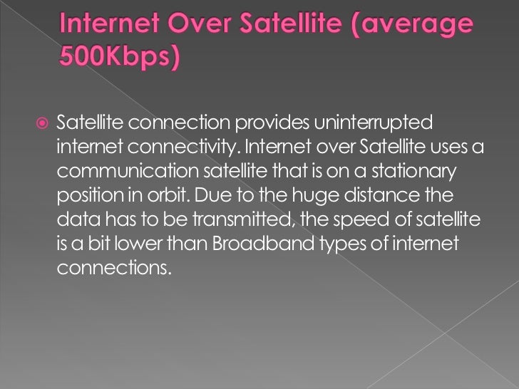 Types of connections