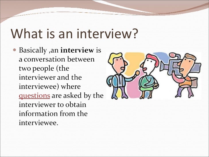 types of interview