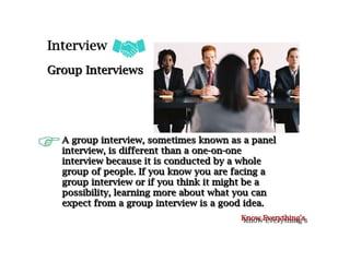 Types of interview