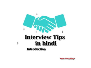 Types of interview