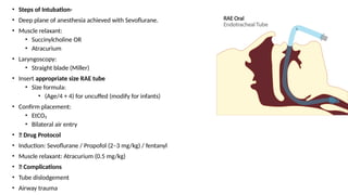 TYPES OF INTUBATION and its anaesthetic implications | PPTX