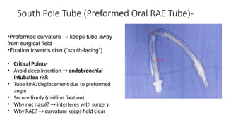 South Facing Rae TYPES OF INTUBATION and its anaesthetic implications | PPTX