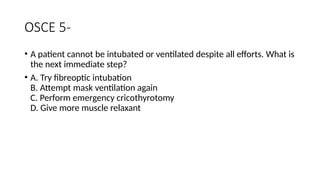 TYPES OF INTUBATION and its anaesthetic implications | PPTX