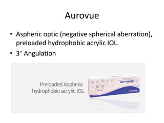 Types of iol | PPTX