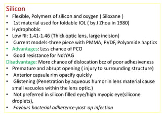 Types of IOL and Microlentics-2.pdf iol p | PDF