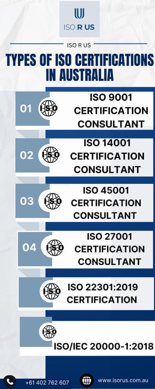 Test Types Iso Types of ISO Certifications in Australia - ISO R US | PDF