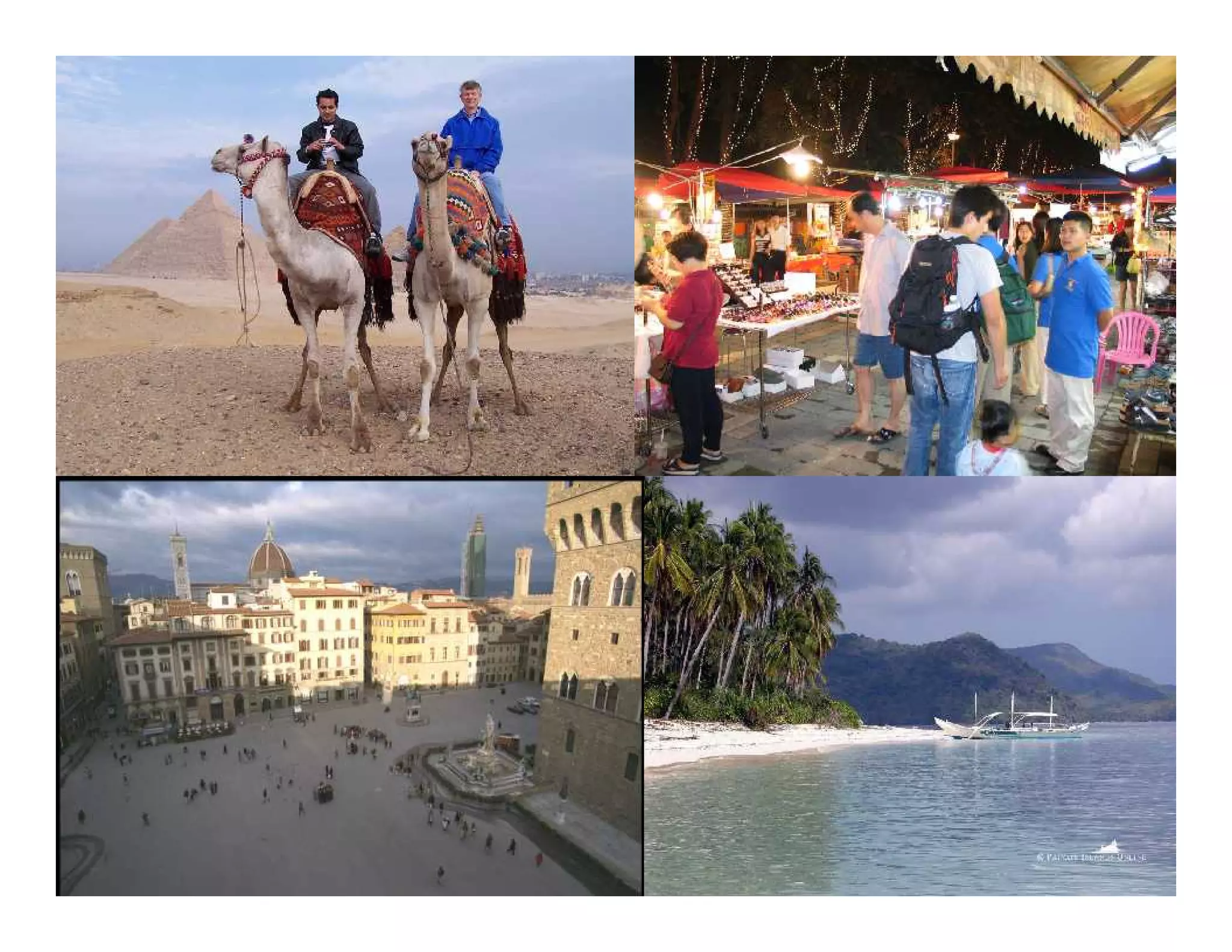 Factors to be kept in mind while Planning an
Itinerary
•
 